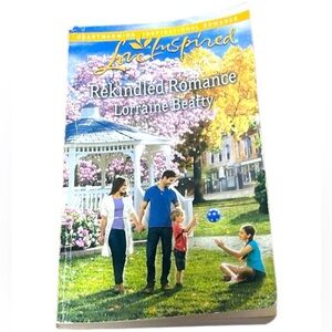 Paperback Book Love Inspired Rekindled Romance Lorraine Beatty Moral 3/17 Gifts